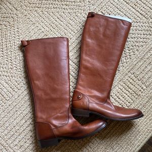 Frye leather riding boot extended calf size 10